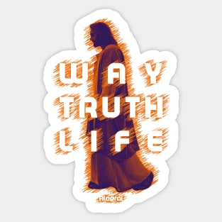 Way Truth Life - John 14.6 Sticker